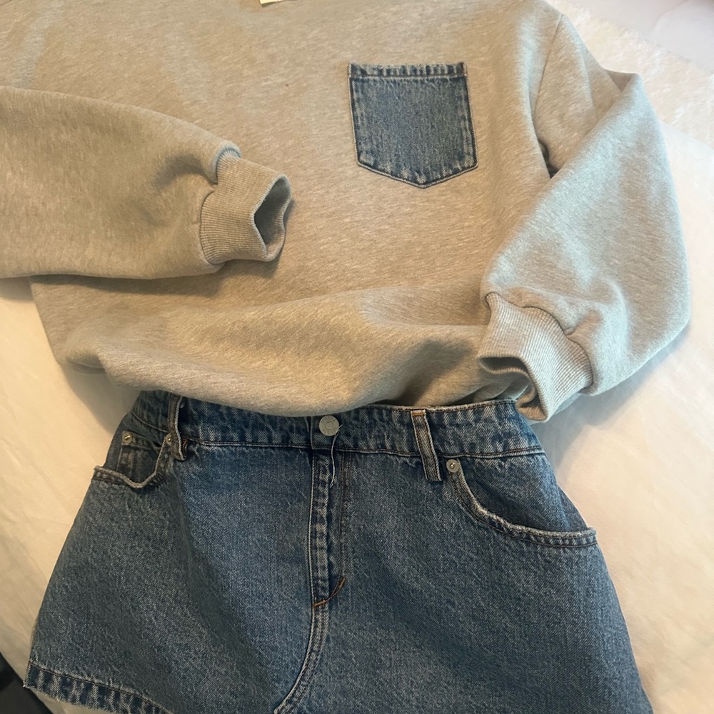 Casual Gray denim dress by Seroya!